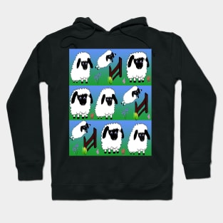 Playful sheep 1 Hoodie